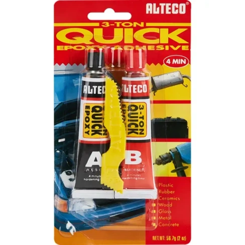 Клей эпоксидный Alteco 3-Ton Quick Epoxy 56.7 г ALTECO Двухкомпонентный эпоксидный клей
