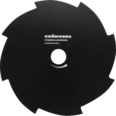 Нож для триммера 8 лезвий 230x25.4 мм KRONWERK
