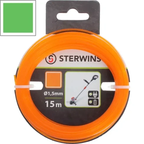 Леска для триммера Sterwins ø1.5 мм х 15 м