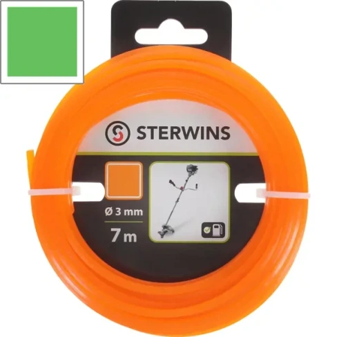 Леска для триммера Sterwins ø3 мм 7 м квадратная STERWINS