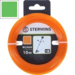 Леска для триммера Sterwins ø2.5 мм 10 м квадратная STERWINS