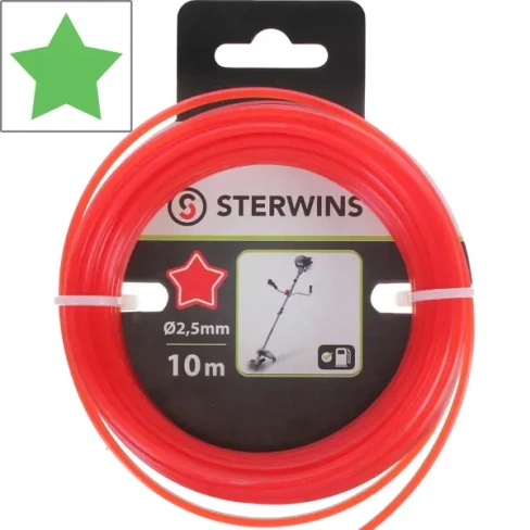 210957706 Леска для триммера Sterwins ø2.5 мм 10 м звёздочка STERWINS
