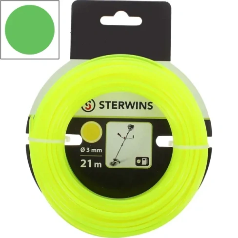 210957919 Леска для триммера Sterwins ø3 мм 21 м круглая STERWINS