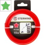 Леска для триммера Sterwins ø2 мм 15 м звезда STERWINS
