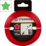 Леска для триммера Sterwins ø1.5 мм 15 м звезда STERWINS