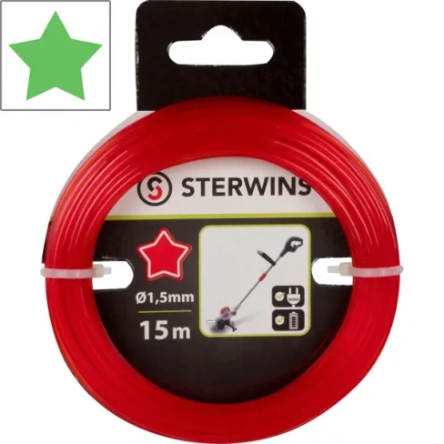 Леска для триммера Sterwins ø1.5 мм 15 м звезда STERWINS