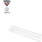 Полка сетчатая Титан-GS 120.3x30.6 см сталь цвет белый ТИТАН-GS