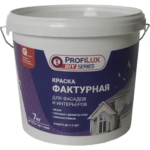 Покрытие декоративное Profilux 7 кг цвет белый PROFILUX ВД краска фактурная
