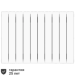 Радиатор Rifar Supremo 500/90 биметалл 10 секций боковое подключение цвет белый RIFAR RIFAR S500-10