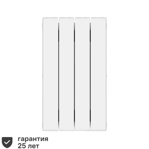210960130 Радиатор Rifar Supremo 500/90 биметалл 4 секции боковое подключение цвет белый RIFAR RIFAR S500-4