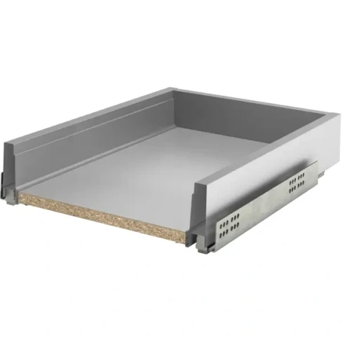 Ящик Delinia ID 36.8x9.4x48 см металл цвет серый DELINIA ID D40/S