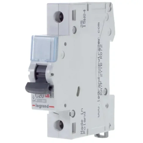Автоматический выключатель Legrand TX3 1P C20 А 6 кА LEGRAND