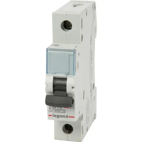Автоматический выключатель Legrand TX3 1P C10 А 6 кА LEGRAND