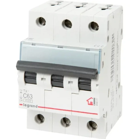 Автоматический выключатель Legrand TX3 3P C63 А 6 кА LEGRAND