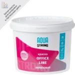 Краска для офиса Office Line износостойкая цвет белый 12 кг NEVEL SILVER