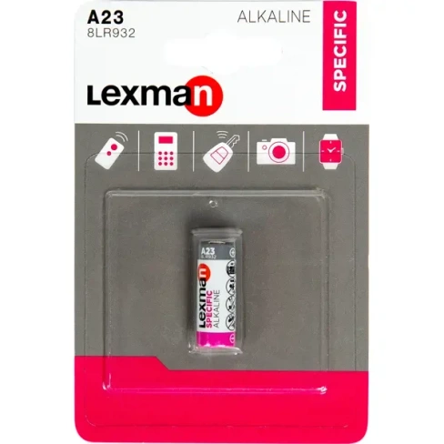 Батарейка Lexman A23 алкалиновая 1 шт. LEXMAN