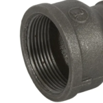 Муфта переходная 1 1/2"x1" цвет чёрный FITTEX
