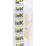 Заглушка для кабель-канала IEK 40х25 мм цвет сосна 4 шт.