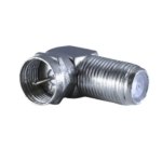Переходник угловой с F штекера на F гнездо металл OXION OX-ADPF002