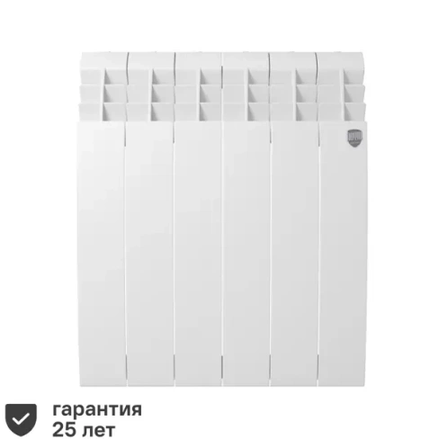 210969942 Радиатор Royal Thermo Biliner 500/87 биметалл 6 секций боковое подключение цвет белый ROYAL THERMO BiLiner 500/6