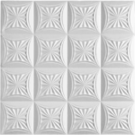 Плитка потолочная бесшовная полистирол белая Формат Сириус 50 x 50 см 2 м² FORMAT DITP-0SIRUS-WH-0020