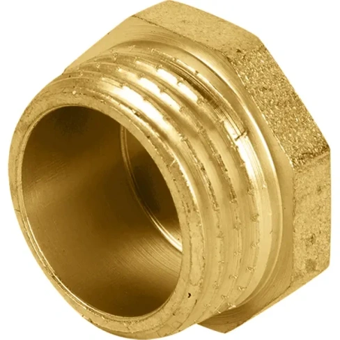 210973649 Пробка наружная резьба 1/2" латунь