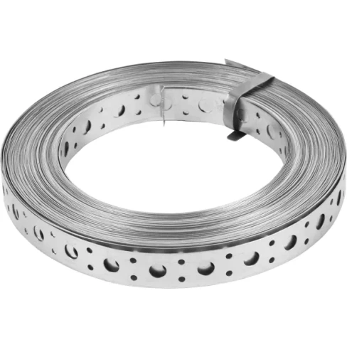 210974242 Перфорированная лента прямая LP 20x0.5 25 м оцинкованная сталь цвет серебро