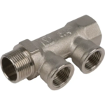 Коллектор с внутренней резьбой Valtec на 2 выхода 3/4"x1/2" VTc.550.N.0502 VALTEC