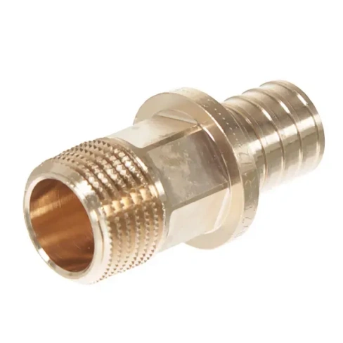 210974449 Соединитель Rehau RX plus 1/2"х20 мм наружная резьба бронза 456314 REHAU