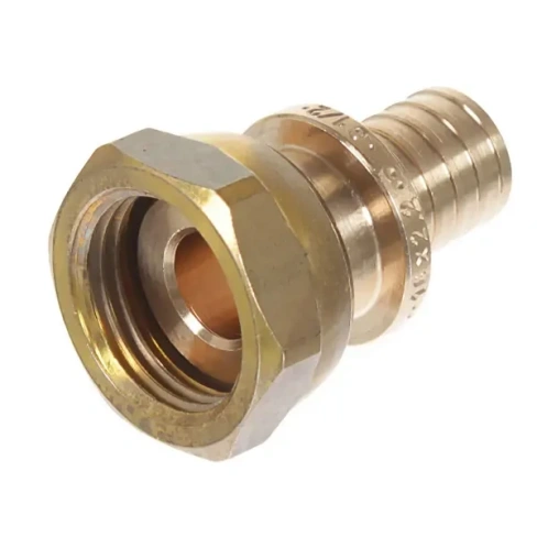 Соединитель Rehau RX plus 16 мм х 1/2" внутренняя резьба с накидной гайкой бронза 456335 REHAU