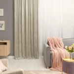 Штора на ленте Inspire Venice 200x280 см цвет бирюзовый INSPIRE