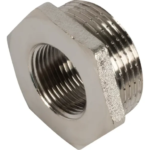Футорка Valtec внутренняя-наружная резьба 1 1/4"х3/4" никелированная латунь VTr.581.N.0705 VALTEC