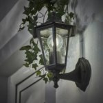 Настенный светильник уличный вверх Inspire Peterburg 1xE27х60 Вт алюминий/стекло цвет чёрный INSPIRE