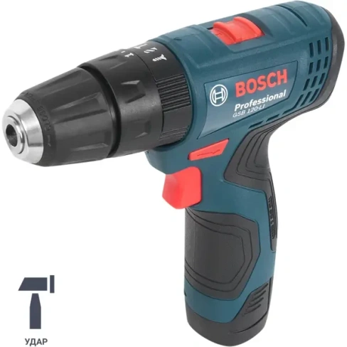 Дрель-шуруповерт аккумуляторная ударная Bosch GSB 120 06019G8100