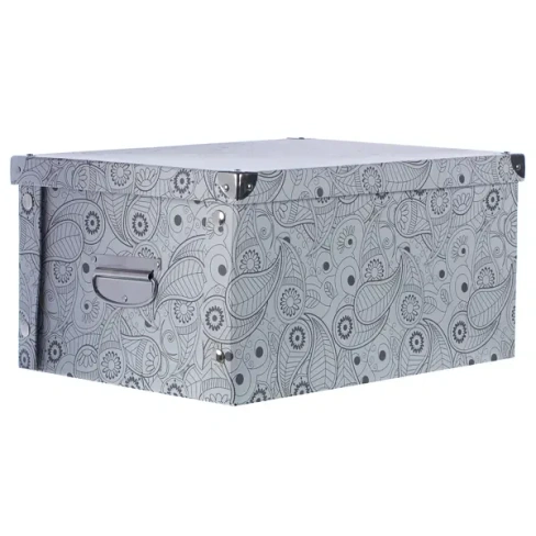 Коробка картонная 40x30x20 см узор STORIDEA
