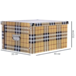 Коробка картонная 45x35x22.5 см клетка STORIDEA