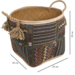 Корзина мягкая Kub HAP8546 38x30x35 см 29 л пальмовое волокно STORIDEA
