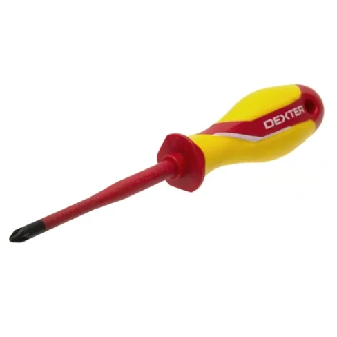 Отвёртка диэлектрическая крестовая Dexter PZ2x100 мм DEXTER DEX_187