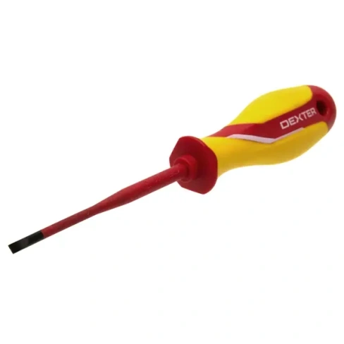 Отвёртка диэлектрическая прямая Dexter SL4x100 мм DEXTER DEX_185