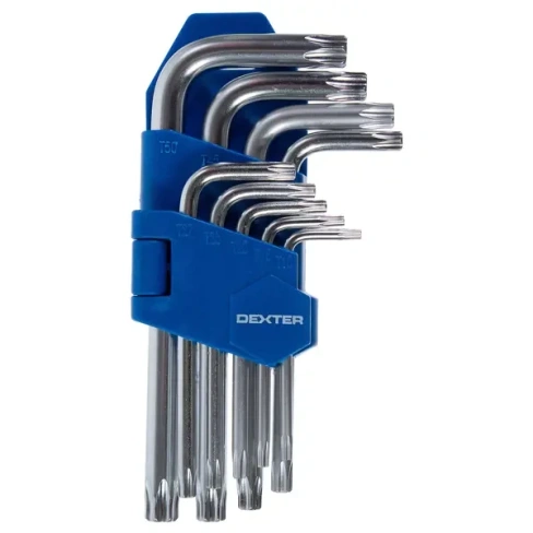 Набор ключей Dexter Torx T10-T50 9 шт. DEXTER
