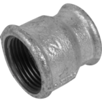 Муфта переходная оцинкованная внутренняя резьба 1x3/4" мм чугун