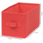 Короб Spaceo KUB Cocktail 15x31x15 см 6.9 л полиэстер цвет коралловый SPACEO Короб текстильный без крышки
