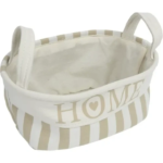 Корзина Home 23x16x32 см 9.5 л ткань цвет бежевый HANDY HOME