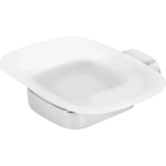 Мыльница подвесная Bath Plus Opus стекло цвет прозрачный BATH PLUS OPUS Держатель с мыльницей OPUS