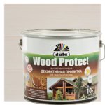 Антисептик Wood Protect цвет белый 10 л DUFA