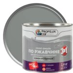 Эмаль по ржавчине 3в1 цвет серый 2.4 кг PROFILUX