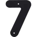 Цифра «7» Larvij большая цвет чёрный LARVIJ