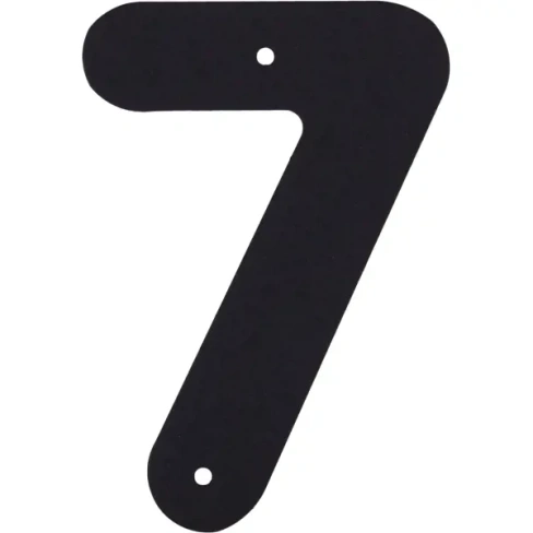 Цифра «7» Larvij большая цвет чёрный LARVIJ