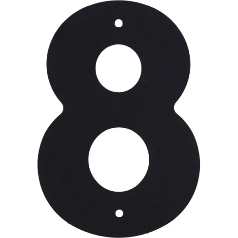Цифра «8» Larvij большая цвет чёрный LARVIJ