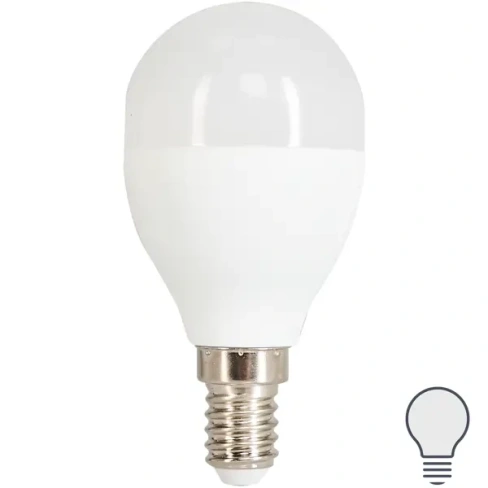 Лампа светодиодная Osram E14 220 В 8 Вт шар матовая 806 лм белый свет OSRAM